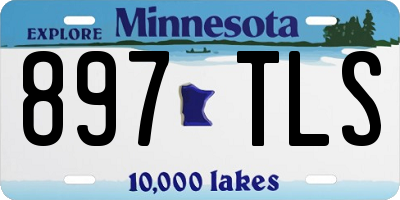 MN license plate 897TLS