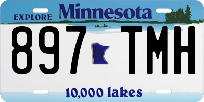 MN license plate 897TMH