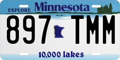 MN license plate 897TMM