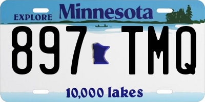 MN license plate 897TMQ