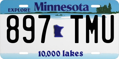 MN license plate 897TMU