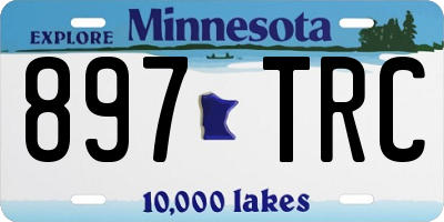 MN license plate 897TRC