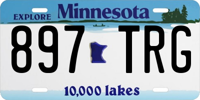 MN license plate 897TRG