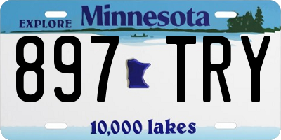 MN license plate 897TRY