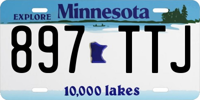 MN license plate 897TTJ