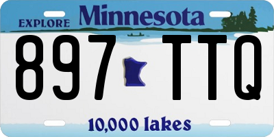 MN license plate 897TTQ