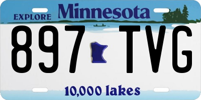 MN license plate 897TVG