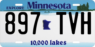 MN license plate 897TVH