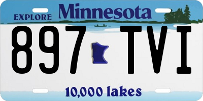 MN license plate 897TVI