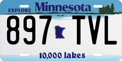 MN license plate 897TVL