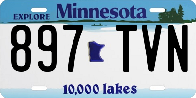 MN license plate 897TVN