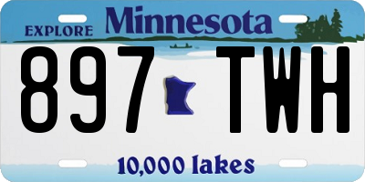MN license plate 897TWH