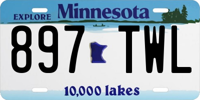 MN license plate 897TWL