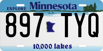 MN license plate 897TYQ