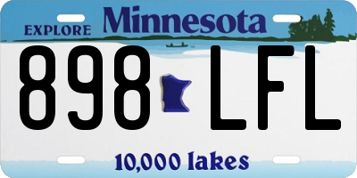 MN license plate 898LFL