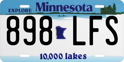 MN license plate 898LFS