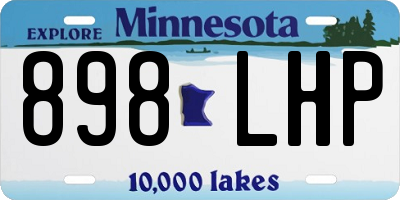 MN license plate 898LHP