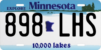 MN license plate 898LHS