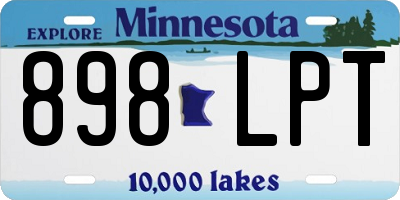 MN license plate 898LPT