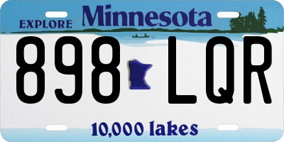 MN license plate 898LQR