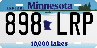 MN license plate 898LRP