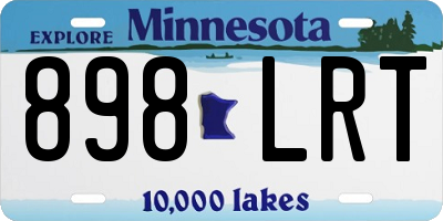 MN license plate 898LRT
