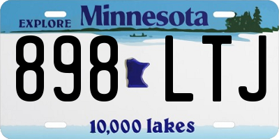 MN license plate 898LTJ