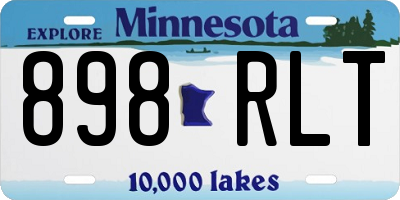 MN license plate 898RLT