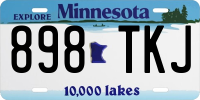 MN license plate 898TKJ