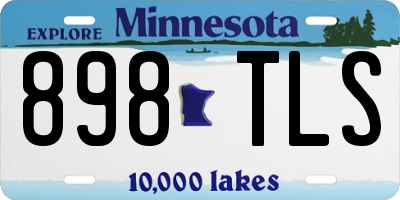 MN license plate 898TLS
