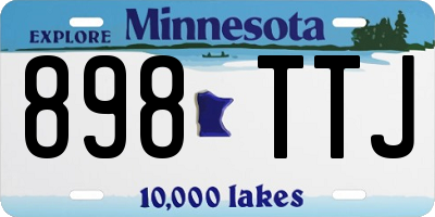 MN license plate 898TTJ