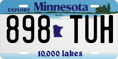MN license plate 898TUH