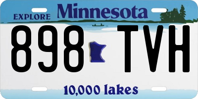 MN license plate 898TVH