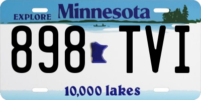 MN license plate 898TVI