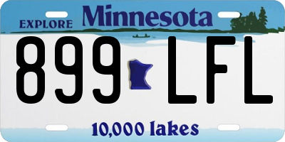 MN license plate 899LFL