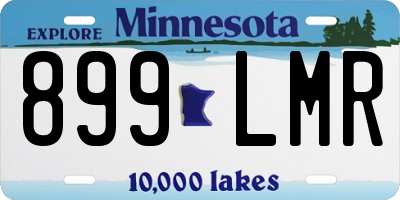 MN license plate 899LMR