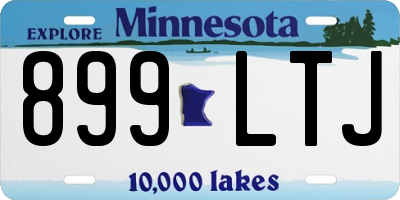 MN license plate 899LTJ