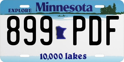 MN license plate 899PDF