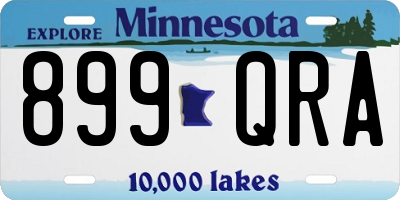 MN license plate 899QRA