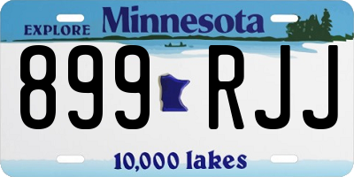 MN license plate 899RJJ