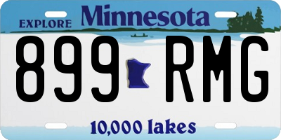 MN license plate 899RMG