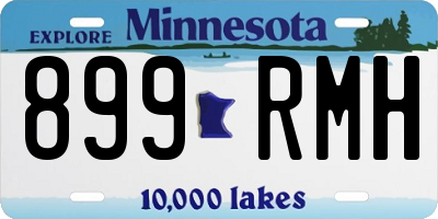 MN license plate 899RMH