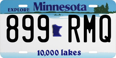MN license plate 899RMQ