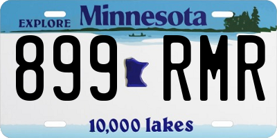 MN license plate 899RMR