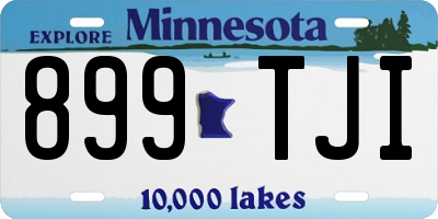MN license plate 899TJI