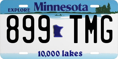 MN license plate 899TMG