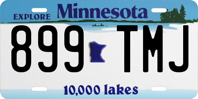 MN license plate 899TMJ