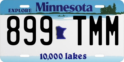 MN license plate 899TMM