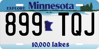 MN license plate 899TQJ