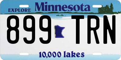 MN license plate 899TRN